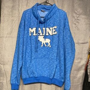 Blue Graphic Women's Sweater